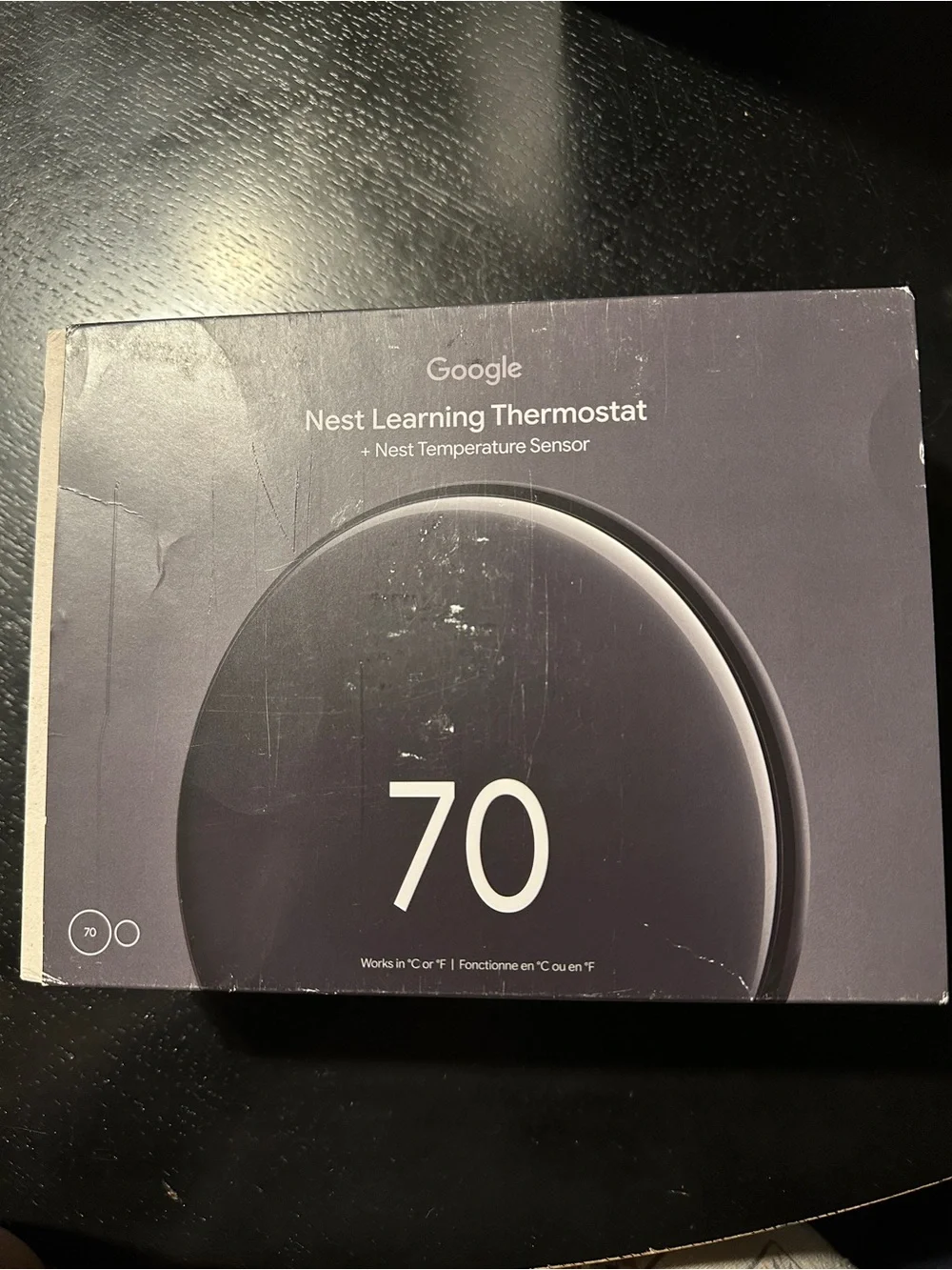 Google Nest Learning Thermostat - Charcoal